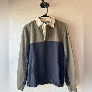 LL Bean long sleeve polo. Size small.